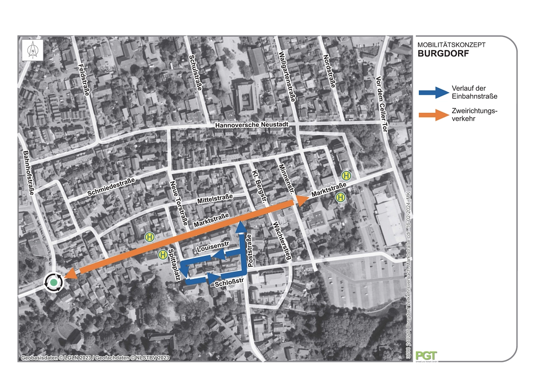 Neu Verkehrsführung Marktstraße&nbsp;&copy;&nbsp;Stadt Burgdorf